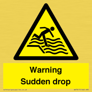 Warning Sudden drop
